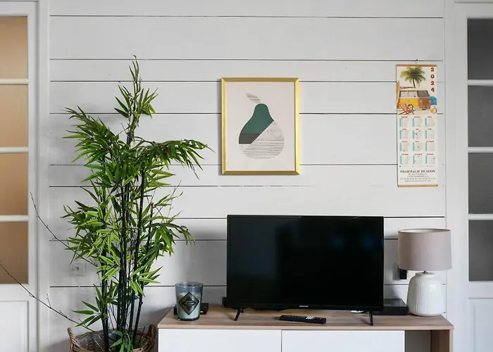 아파트 Le Celestin - 2 Avec Jardin En Centre